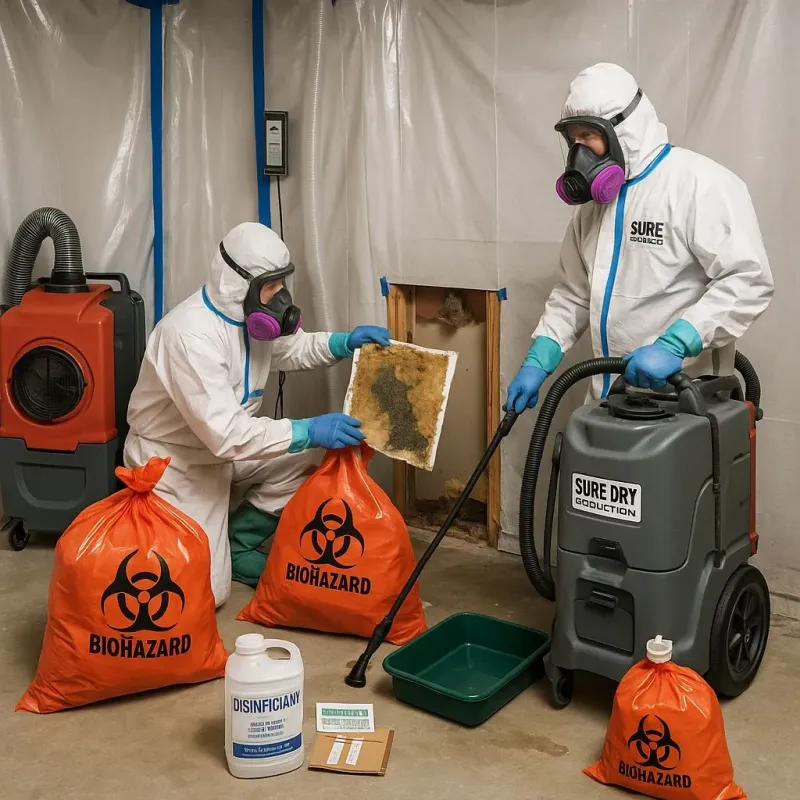 Contaminated Water Handling Protocols process in Gages Lake, IL